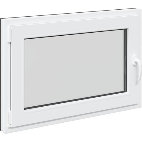 Finestra per Soffitta RISOR 90 x 70 cm PVC e Vetro Antracite vidaXL (1/5)