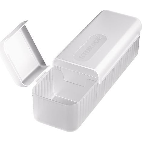CCYKXA Piece Cable Storage Box with 7 Compartments, Cable Organizer Box with Lid, Cable Organizer for Home and Office (1/4)