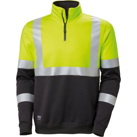 Spazzatura della Zip Warn. GIALLO. Gr.L