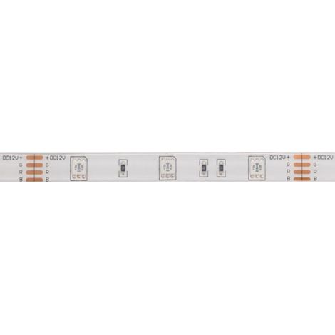 Velleman Bande LED, flexible, autoadhésive, IP61, 150 LED, 5 m, 12 V, RGB (1/4)