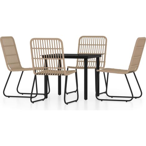 Maison Exclusive - Set Mobili da Pranzo per Giardino 3 pz Rovere (1/5)