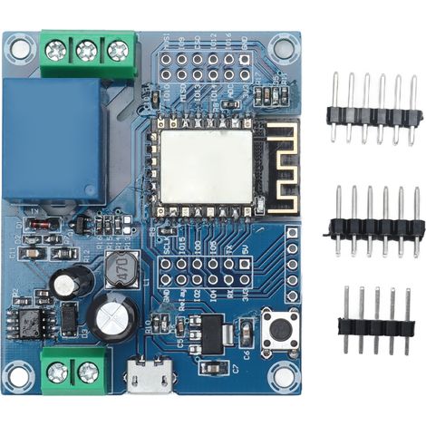 Module ESP8266 ESP-12F 1 Canal Relais WIFI Carte Développement avec Connecteurs (1/5)
