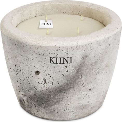 KIINI Betonkerze Sojawachs Modernes Design XS Marmor (1/3)