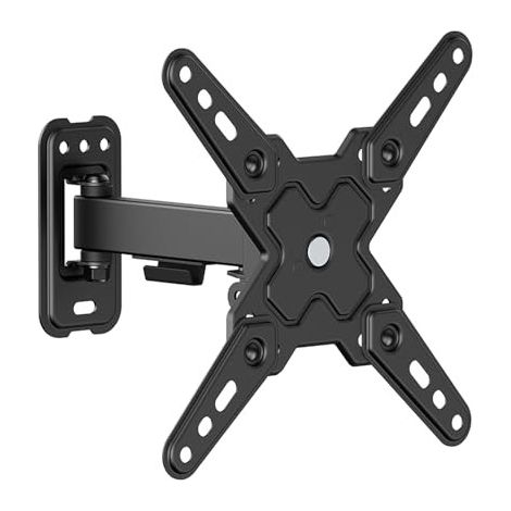 Value Supporto da Parete per TV 13-43 Pollici Nero 2 Punti Rotazione 20 kg (1/4)