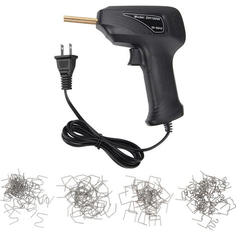 Machine à souder le plastique et le cuivre, kit d'agrafeuse à chaud 100 W pour la réparation de pare-chocs, panneaux, douilles de lampes et anneaux en plastique. Prise US 110-120 V. (1/5)