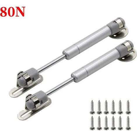 (2 pièces 80 N) Vérins à gaz pour charnières de placard, support de levage à âme en cuivre pour portes de placards de cuisine, barre de support hydraulique (1/5)