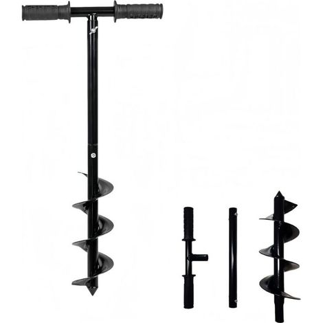 Lot de 6 forets à sertir avec embouts 1/4" 3/8" 1/2" 5/8" 3/4" 7/8", extenseur de tuyau en cuivre pour tournevis, outil de sertissage multifonction pour tuyau en cuivre, roulement portable Acier (1/4)