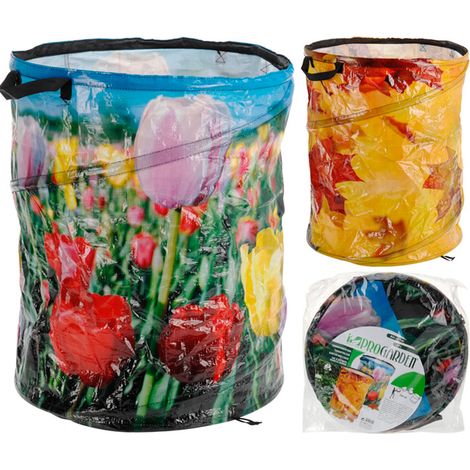 CUBO BASURA PLEGABLE 45x55 CM DECO PROGARDEN