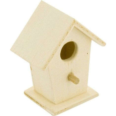 MégaCréa DIY - Nichoir à poser 4,5x3,5x2,5 cm 2 pièces (1/2)