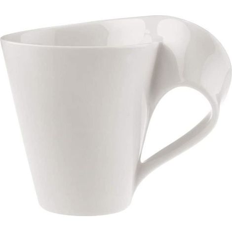 Tasse à Café,tasse à café,mug à anse moderne en porcelaine premium, compatible lave-vaisselle et micro-onde,blanc,300 ml,11,3 cm (1/3)