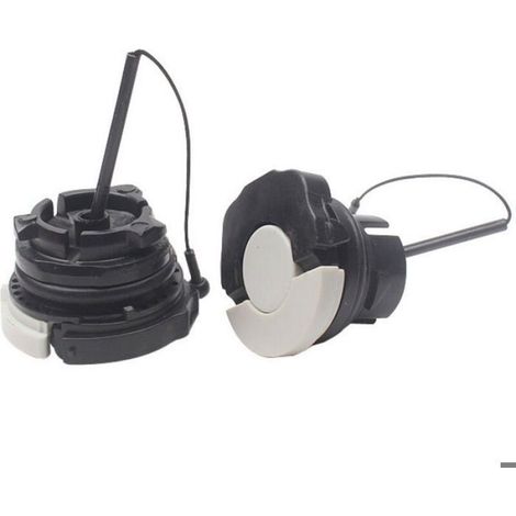 Bouchon Reservoir Carburant - Bouchon Reservoir Huile - Pour Tronconneuse MS250 Et Tondeuse A Gazon - Lot De 2 (1/3)