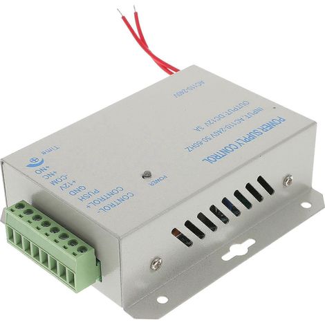 Alimentation 110-240 V CA vers 12 V CC 3 A pour le contrôle d'accès des portes (tension universelle)