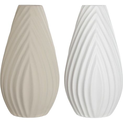 Vaso - HOME ESPRIT - Artigianale - Grès - Multicolore - Set di 2 24x24x41 cm (1/3)