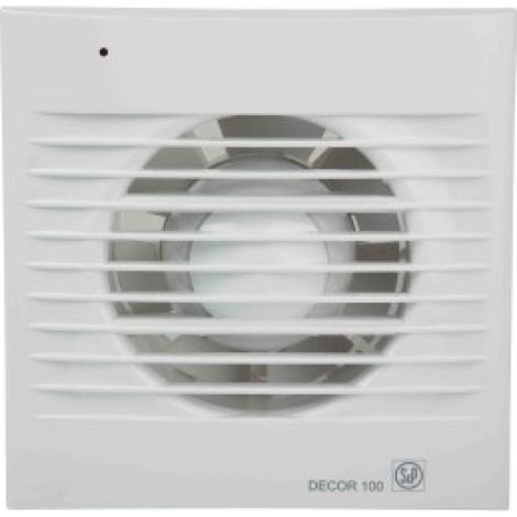 Extractor baño axial 95m3/h extrapl. c/a bl decor 100-c s&p