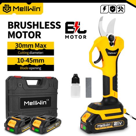 Sécateur électrique sans fil 30 mm sans balais – Cisaille pour arbres fruitiers et bonsaï, outil de taille compatible batterie Makita 18V