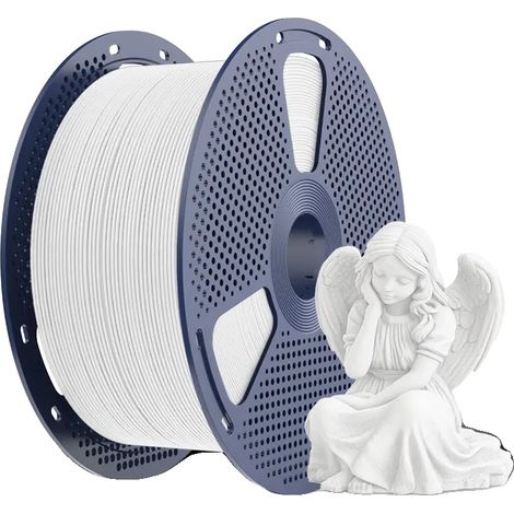 Filamento per stampante 3D, materiale ecologico, compatibile con stampanti FDM, PLA Mat, peso 5 kg. (1/2)