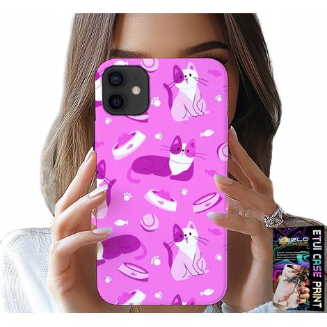 Hülle für iPhone 13 mini – Katzenmotiv, Katzenmuster, Schutzhülle (1/5)