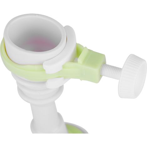 Robinet de cuisine extensible et économe en eau, anti-éclaboussures, vert, 13 cm (1/5)