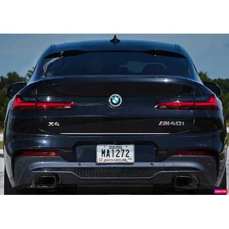 Embellecedor cromado para el portón trasero del BMW X4 G02 2018+ (1/4)