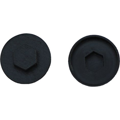Jcp Fixings Black Cover Caps - 19mm - Box of 1000 (1/2)