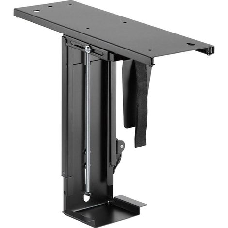 Mac-lean Soporte vertical para ordenador negro ajustable