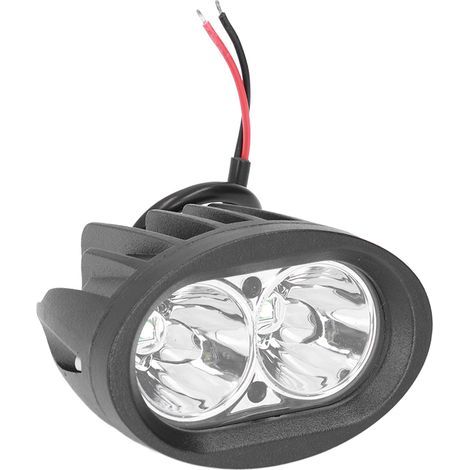 Car Work Light 2 LEDs 4in 20W IP67 Waterproof Aluminium Housing for OffRoad Trucks Boats (1/2)