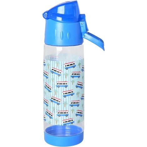 RICE Trinkflasche Kinder - Car Print - Blue, 500 ml, kunststoff (1/3)