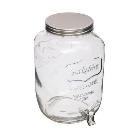 Distributeur de boissons en verre transparent Yorkshire 8L