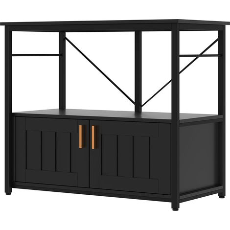 Meuble d'aquarium 93 x 48 x 80 cm noir (1/5)