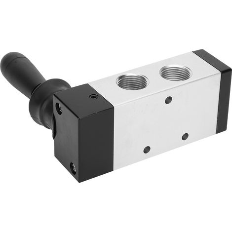 Vanne à levier 4 voies 4H310-10, pression 0-0.8 MPa, raccords PT3/8 et PT1/4 pour système pneumatique (1/5)