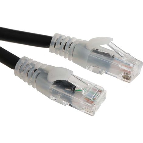 Câble cat 6 Avec connecteur / , U/UTP, gaine LSZH Noir, 3m ( Prix pour 1 )