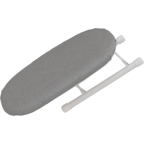 Planche à Repasser de Table, Mini Planche à Repasser Pliable avec Housse Résistante à la Chaleur, à Portable pour Vêtements, Cols et Manches (Gray) (1/5)