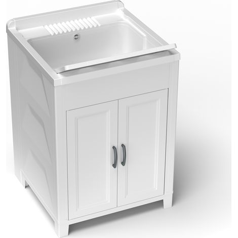Mobile Lavatoio in resina per esterno-interno 60x60x85 (1/5)