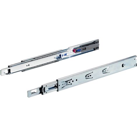 Coulisses à billes ka 4532 am push to open - Longueur : 500 mm - Profondeur intérieur de caisson mini : 504 mm - HETTICH (1/3)