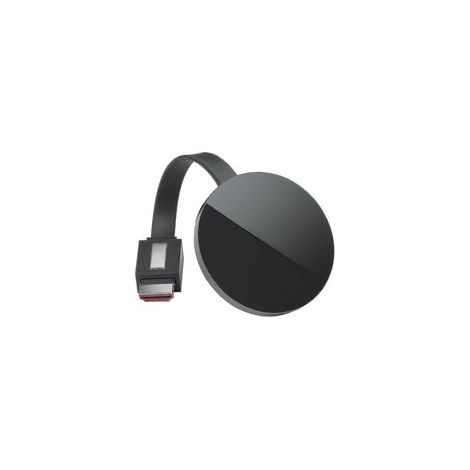 Google Chromecast Ultra – Appareil de streaming 4K avec HDR 1080p – Wi-Fi et Ethernet – Commande vocale compatible