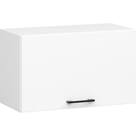 Akord – Armoire murale haute 60 cm – 1 porte battante – 1 étagère – Panneau stratifié blanc – Dimensions 60x30x29 cm