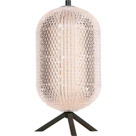Mexlite - lámpara de mesa - Geripu - plateado negro - plástico