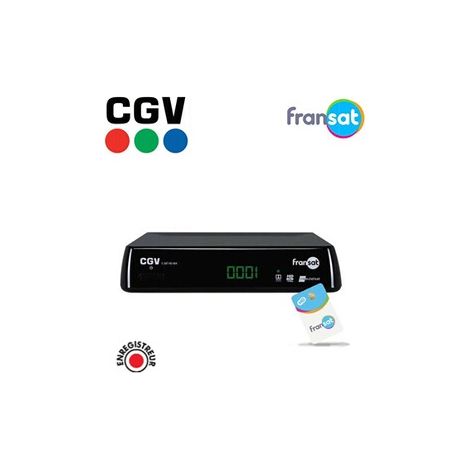 Récepteur Satellite HD E-SAT HD-W4 (avec carte FRANSAT)