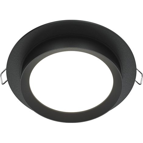 Maytoni Hoop faretto incasso tondo nero GX53 15W IP20 (1/5)
