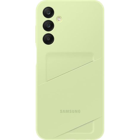 Custodia protettiva con porta schede integrato per Samsung Galaxy A25 Verde Chiaro