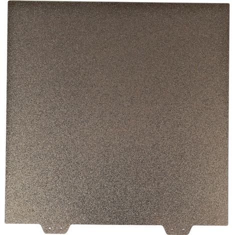 Plaque de construction flexible double face en acier à ressort, revêtement PEI et poudre d'or, pour impression 3D, 355 x 355 mm (1/5)