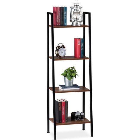 Librería con 4 estantes