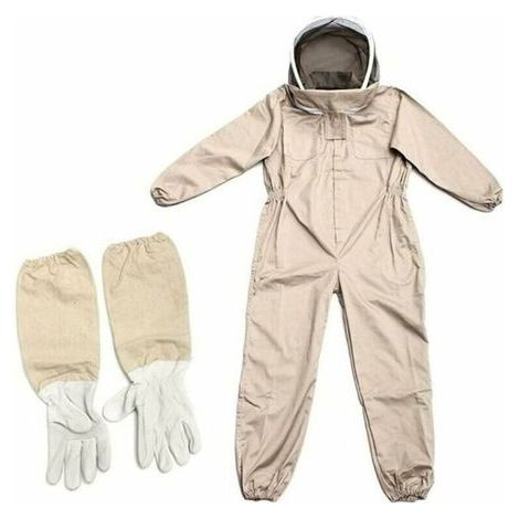 Beekeeper Suit - Professional Beekeeper Suit with Freestanding Veil XXL Brown - RW Beekeeper Suit (1/5)