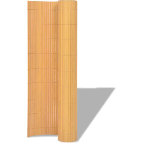 Clôture de jardin， Barrière de jardin double face PVC 150x500 cm Jaune CFW54627 (1/5)