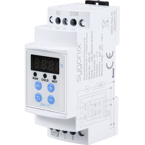 Sygonix Thermo-interrupteur -20 - 100 °C