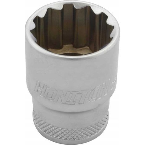 Llave de vaso 1/2" 15 mm 12 puntas CrV honidriver honiton H2415 (1/4)