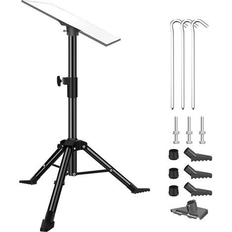 Starlink Gen 3 Support de trépied Starlink portable réglable pour camping et voyage en camping-car avec adaptateur de roue compatible avec Starlink V3 Dish (1/5)