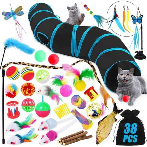 Jouet Chat Interactif,Jouet pour Chat en Forme D\'oiseau, Jouet en Peluche pour Chat pour Chat Jouet pour Chat Chantant (1/5)