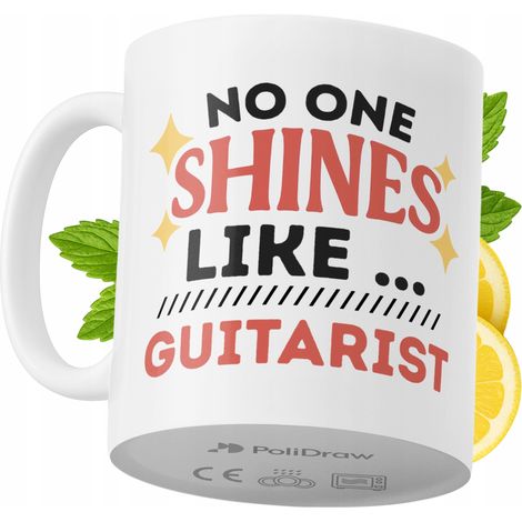 Mug humoristique pour guitariste, avec un texte amusant et un design graphique original. Idéal pour les anniversaires, les fêtes et les occasions spéciales. Mug premium pour la maison, le bureau et le (1/5)