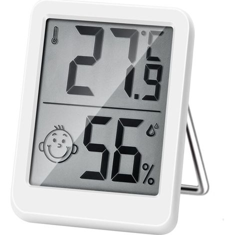 Termometro igrometro digitale ad alta precisione per interni, monitor di temperatura e umidità, indicatore del livello di comfort.